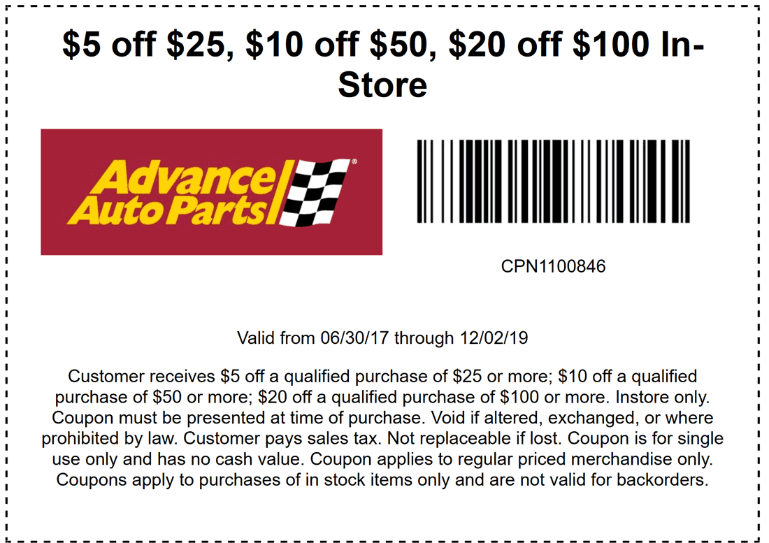 Advance Auto In Store Coupons >> 20 Off In Store Advance Auto Parts Coupon Promo Codes Advance Auto In Store Coupons >> 20 Off In Store Advance Auto Parts Coupon Promo Codes